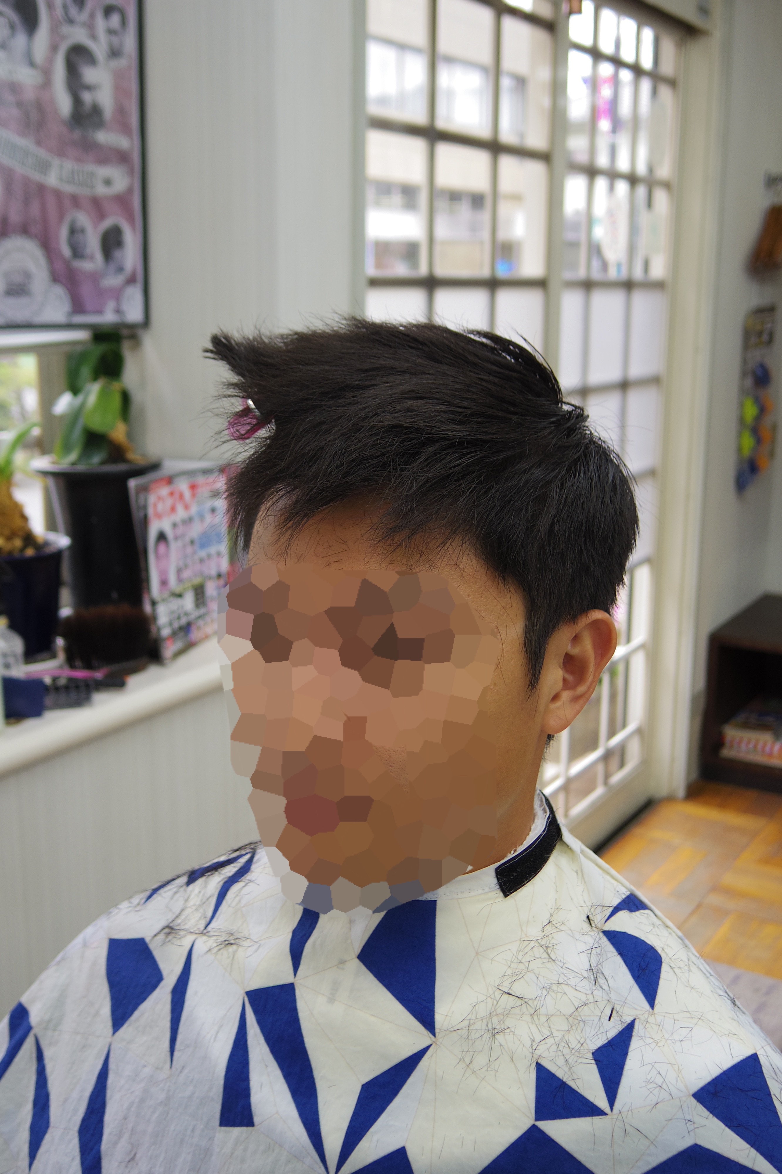 アイロンパーマ 生えグセにお困りの方は必読 メンズカットメンズヘア 府中調布のbarber フェードカット 短髪 メンズショートが得意 Tashiro Mix Hair 武蔵野台白糸台
