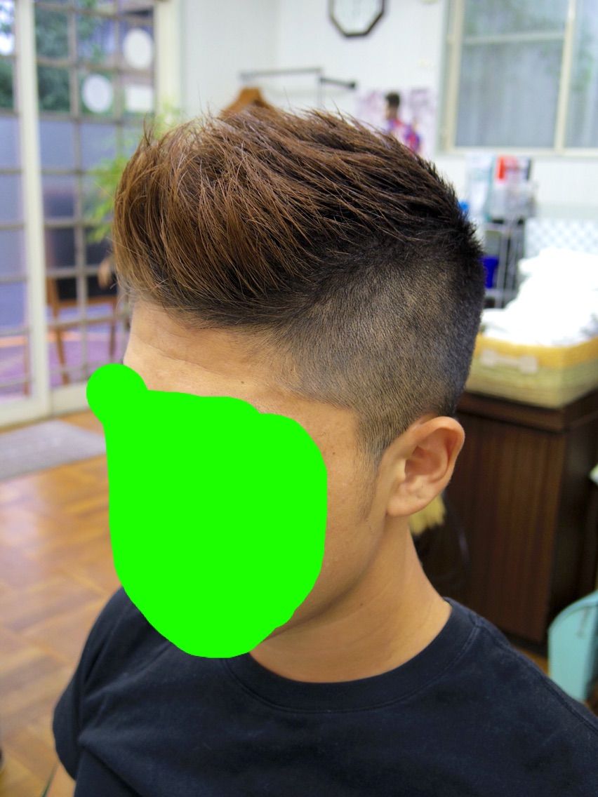 髪型 ベリーショートなツーブロック 強いクセをガッツリしっかり取ります 府中調布のbarber フェードカット 短髪 メンズショートが得意 Tashiro Mix Hair 武蔵野台白糸台