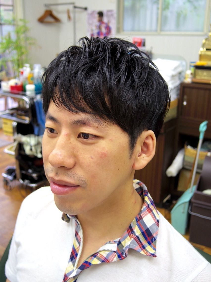 《髪型》30代（社会人）のツーブロック 府中調布のBARBER「フェードカット、短髪、メンズショートが得意！」TASHIRO MIX