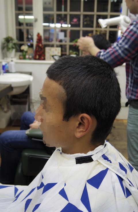 ビフォーアフター セルフカットのお直しからの クロップヘア 府中調布のbarber 短髪 メンズショートが得意 Tashiro Mix Hair 武蔵野台白糸台