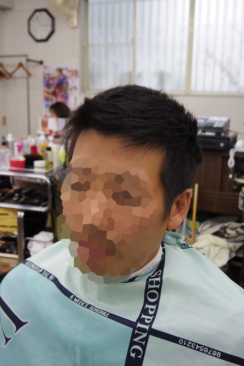 髪型 サイドフェードのベリーショート 頭は頭で切る メンズカットメンズヘア Tashiro Mix Hair