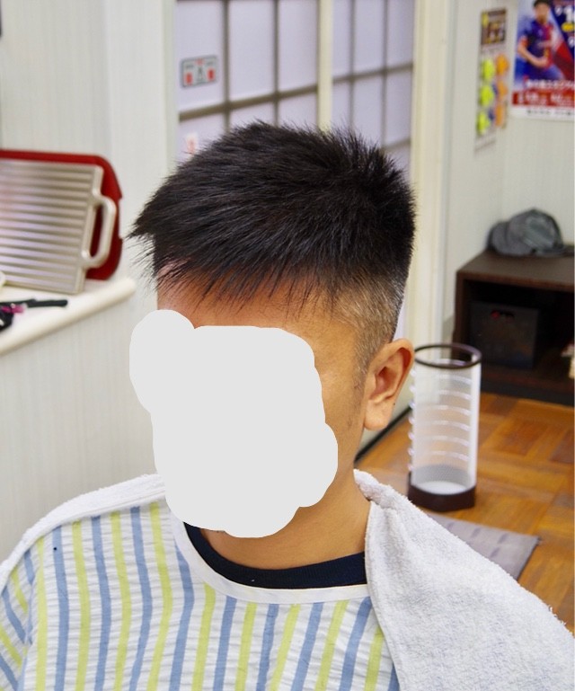 アイロンパーマ 短い髪に流れを付けるには最高のパーマです 府中調布のbarber 短髪 メンズショートが得意 Tashiro Mix Hair 武蔵野台白糸台