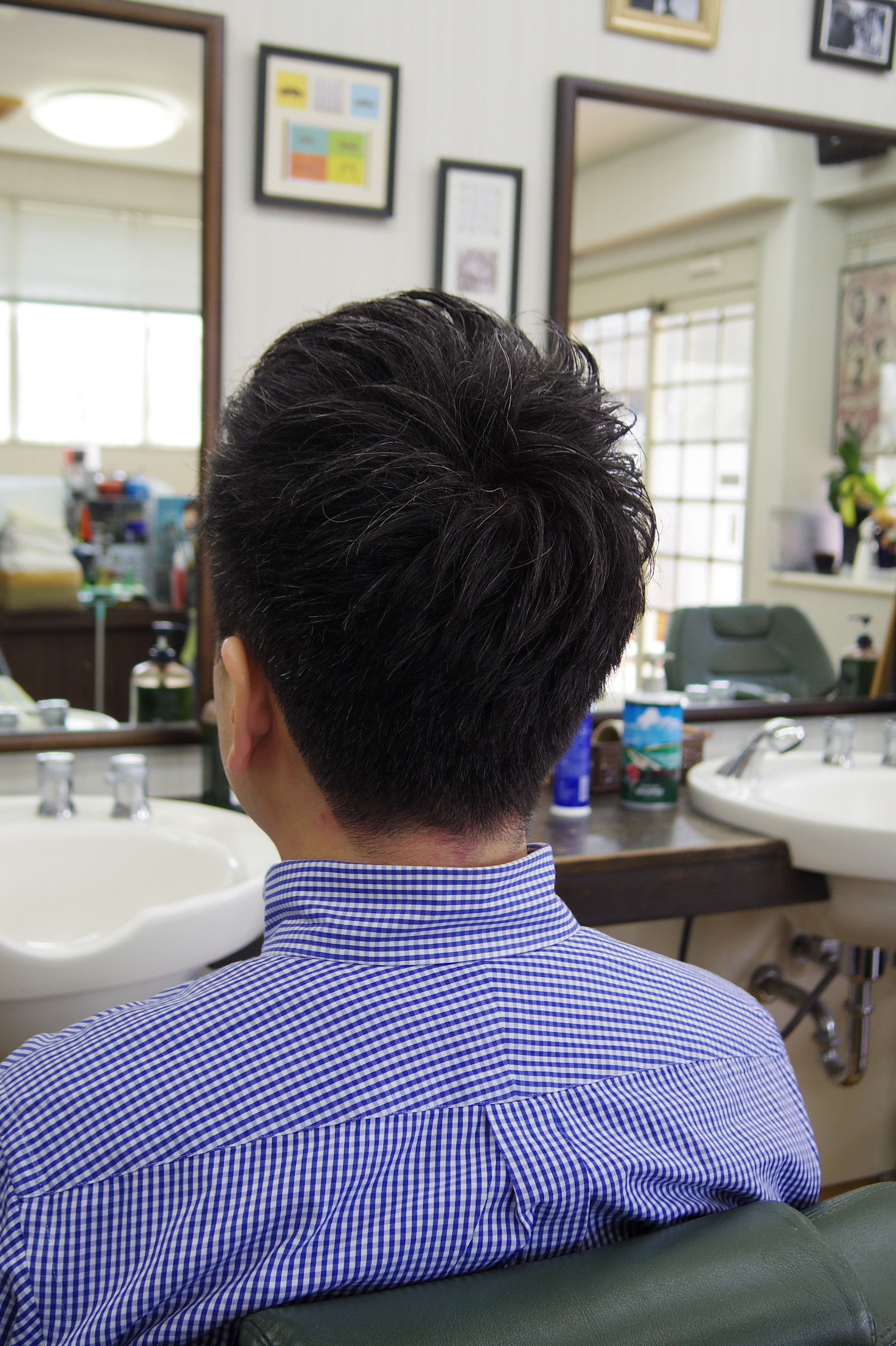 【メンズカットメンズヘア】後ろ姿特集！ 府中調布のBARBER「フェードカット、短髪、メンズショートが得意！」TASHIRO MIX