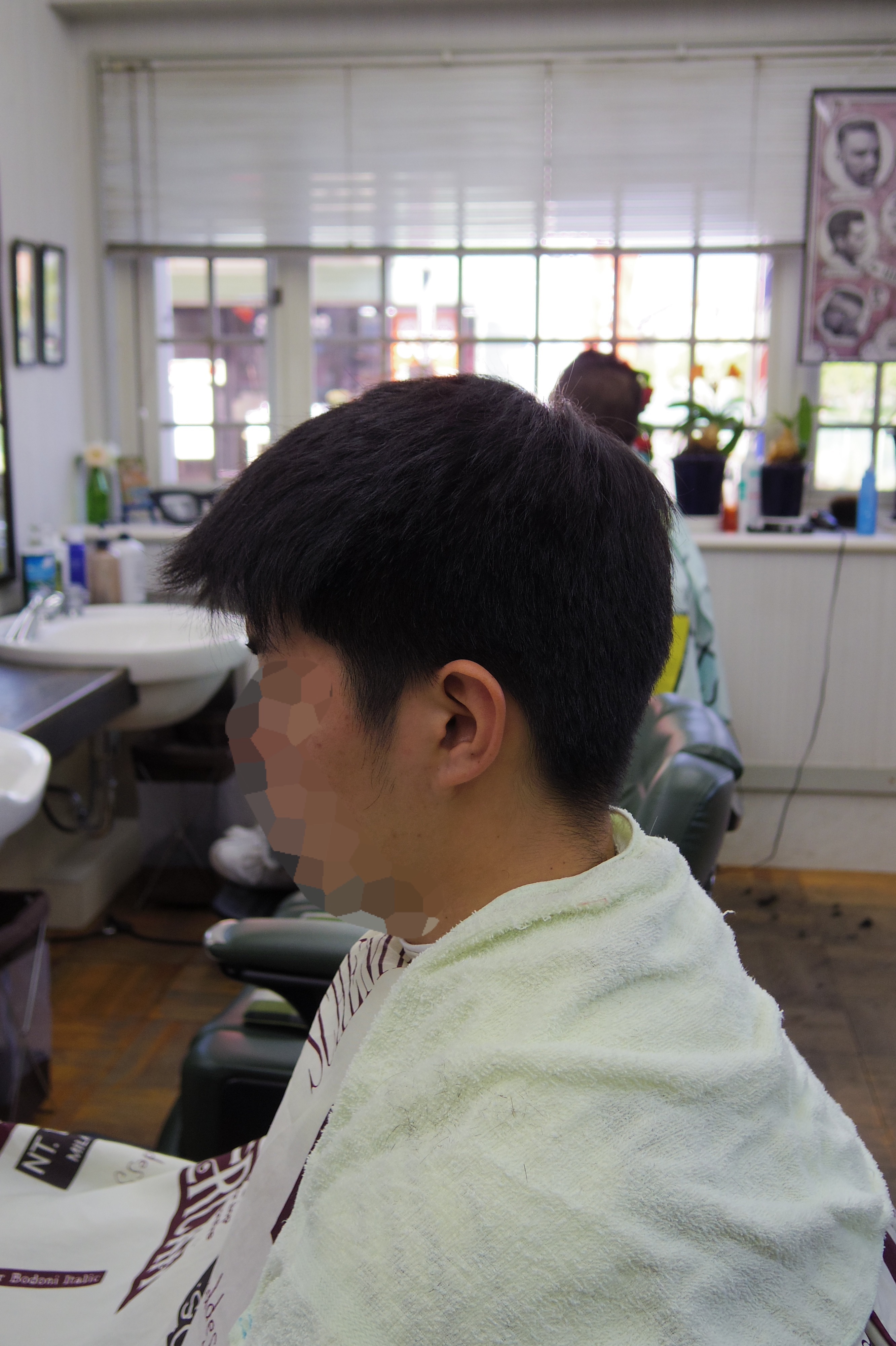 髪型 セットが楽なフェードカットです メンズカットメンズヘア 府中調布のbarber 短髪 メンズショートが得意 Tashiro Mix Hair 武蔵野台白糸台