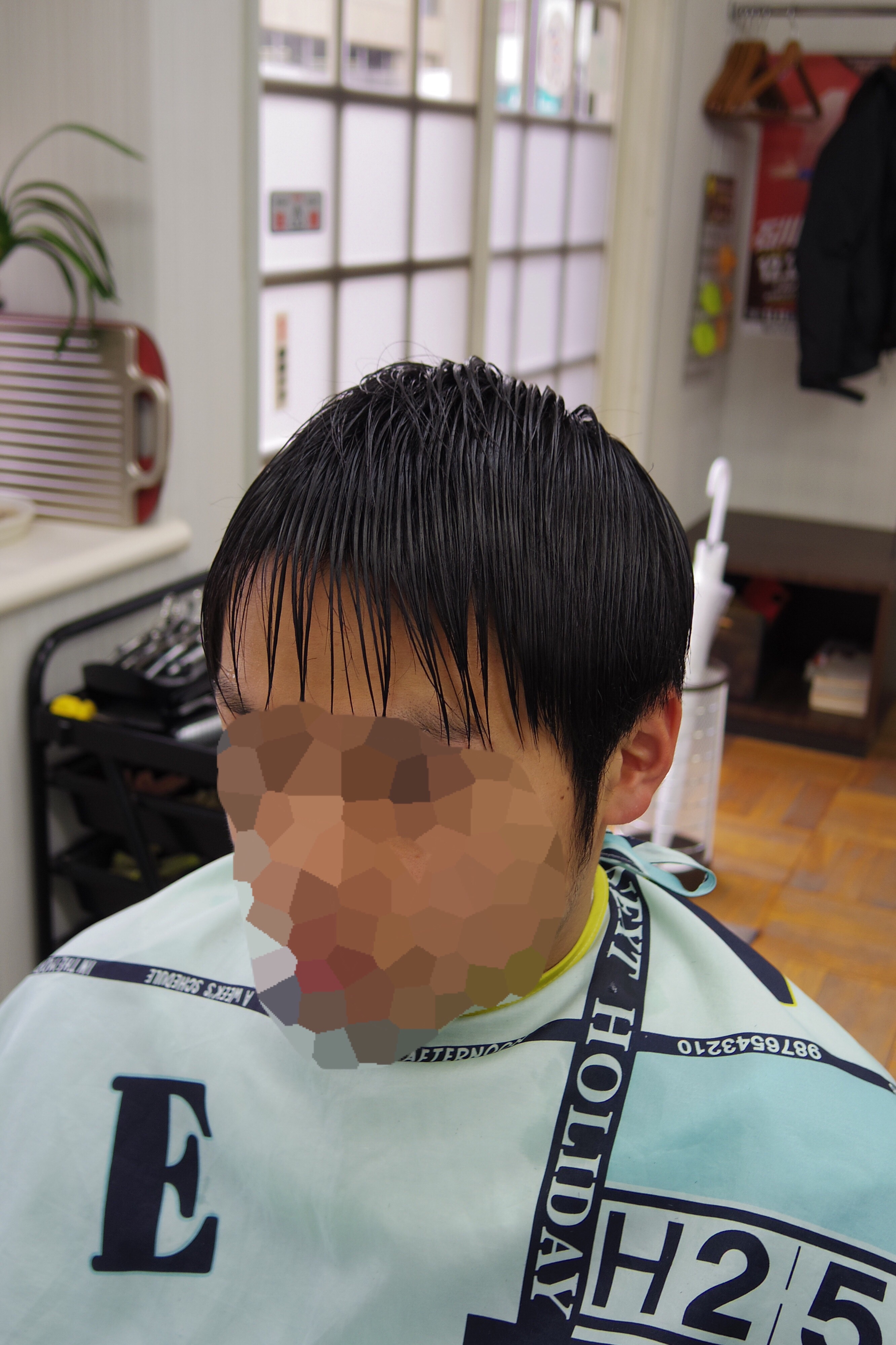 髪型 直毛は生えグセに気をつける メンズカットメンズヘア 府中調布のbarber フェードカット 短髪 メンズショートが得意 Tashiro Mix Hair 武蔵野台白糸台