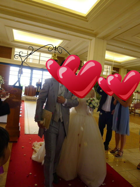 沖縄6日目 その2 ブセナテラスの結婚式と披露宴に出席 Tasty