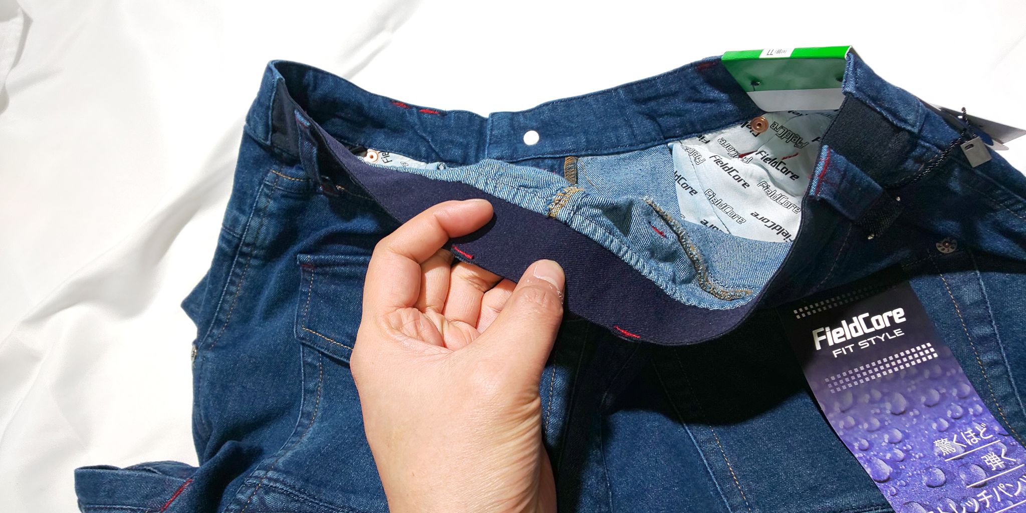 噂の撥水デニムが届いたので早速レビューする バイク アウトドア Workman Plus 買い物始めました