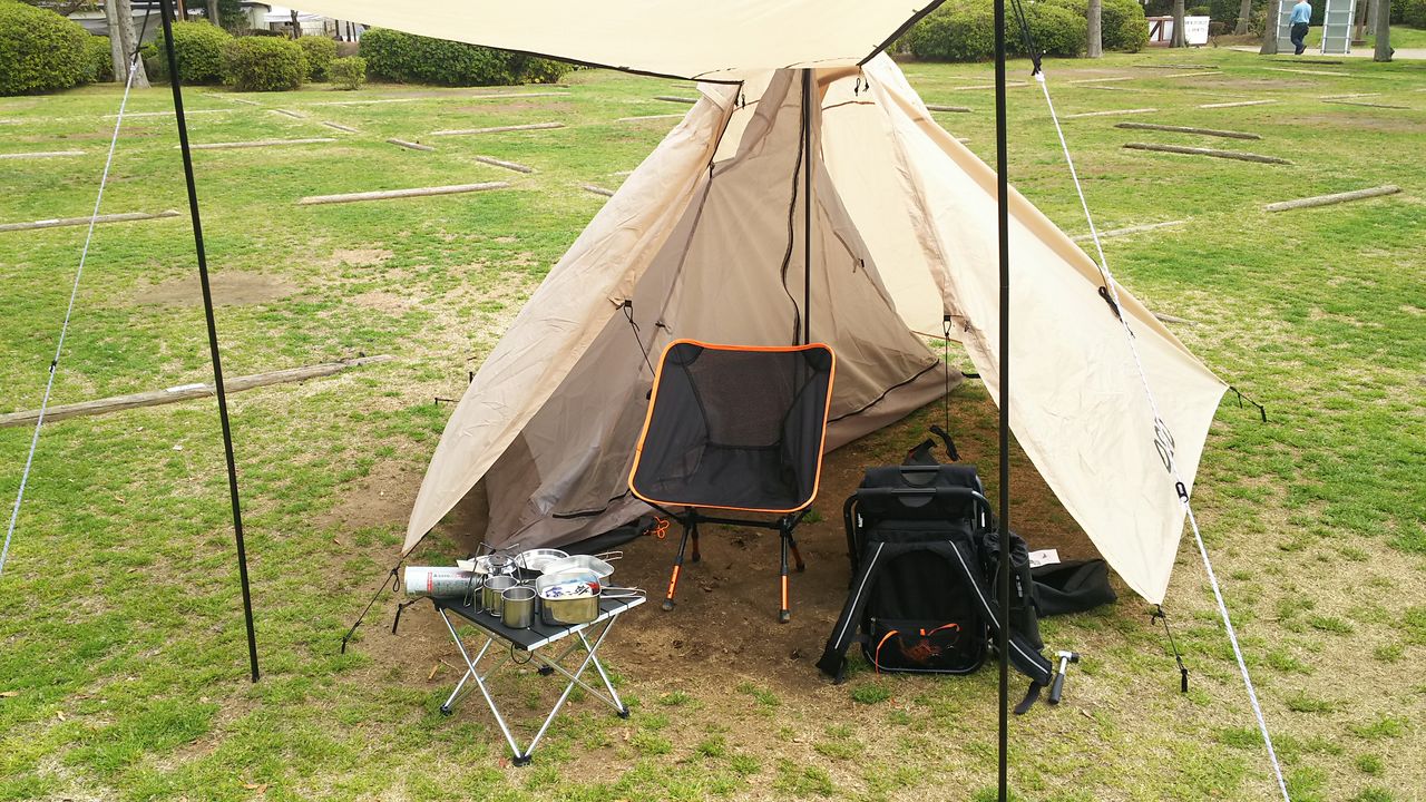 コンパクトワンポールテント買ってみた その 買い物始めました