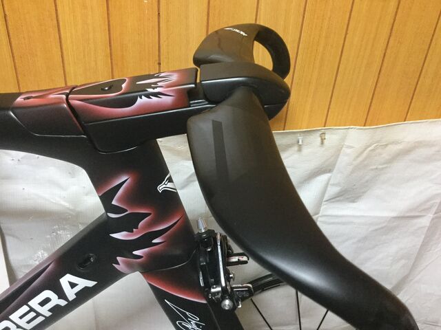 カーボンハンドルを塗装してみる。(SACRA ACE) : カレラとカンパでやっ