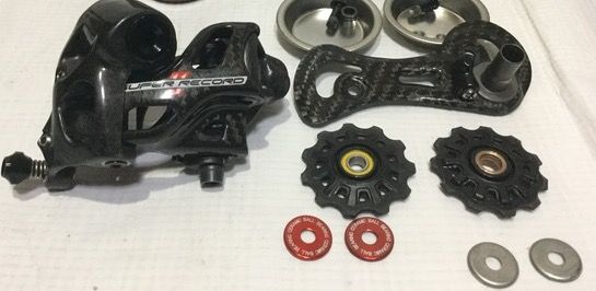 リアディレイラー プーリー交換 出来ず S カレラとカンパでやってます