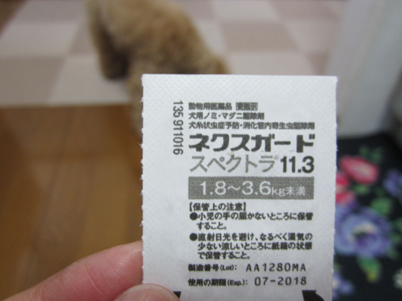 トイプードル クッキーのフィラリア予防とノミダニ予防 5月 気ままな毎日 花とトイプードルに囲まれた生活 トイプードル クッキーのフィラリア予防とノミダニ予防 5月 気ままな毎日 花とトイプードルに囲まれた生活