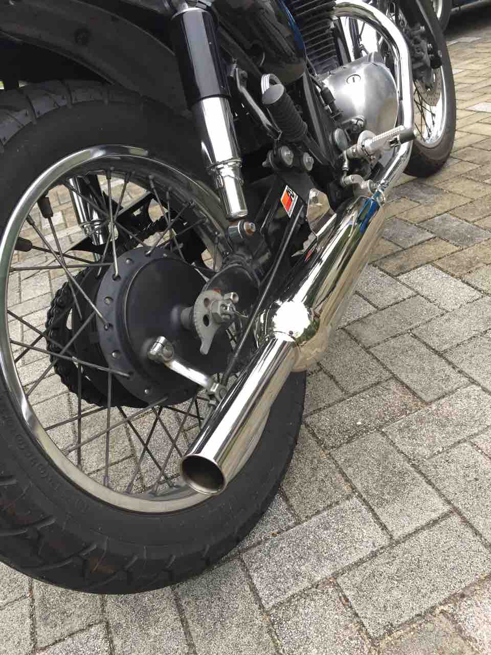 ST250 大和ステンレス キャブトン マフラー 小音 キャブレター用 ST250 大和ステンレス キャブトン マフラー 小音 キャブレター用