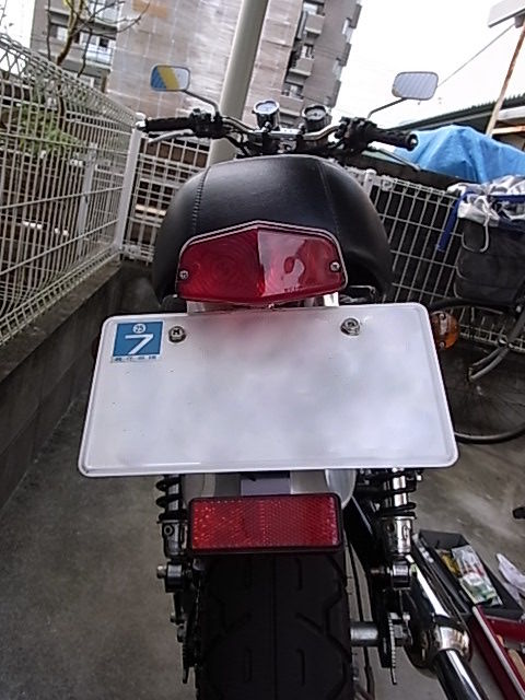 250TR テールランプ取り付け完了