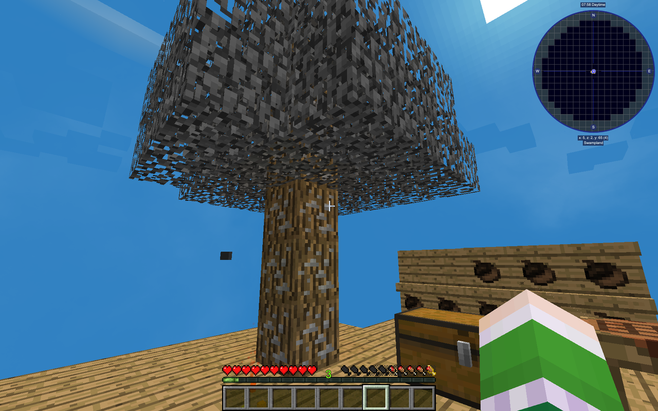 石の木の苗木を作ろう Skyfactory4 その2 暇人ぼっち大学生のマイクラ日記