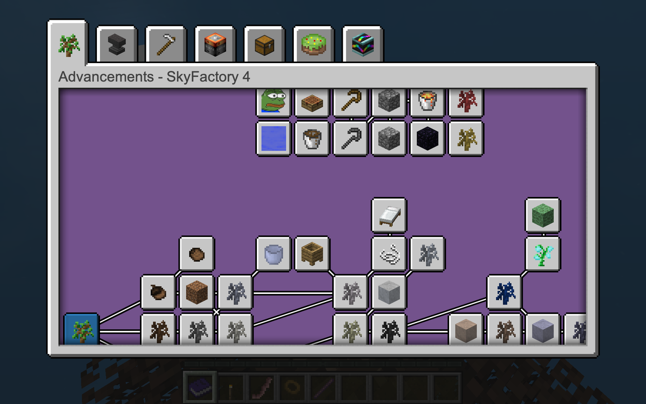 一括破壊の設定をしよう Skyfactory 4その1 暇人ぼっち大学生のマイクラ日記