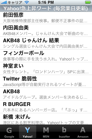 Checktrend スクリーンショット 02
