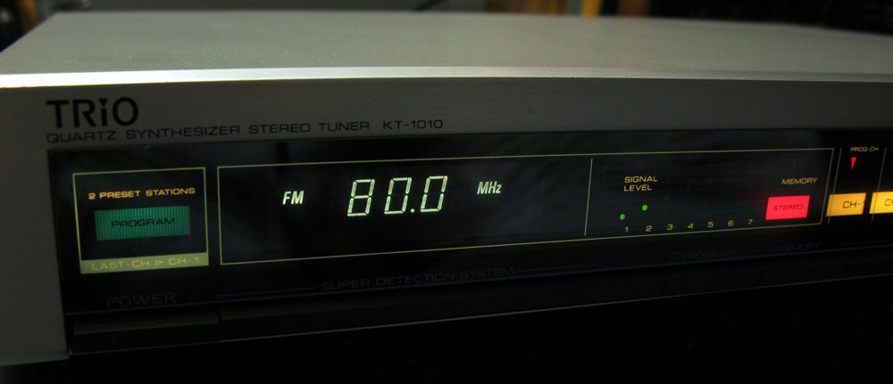 TRIO KT-1010 （チューナー） : フラットバーロードで行こう！