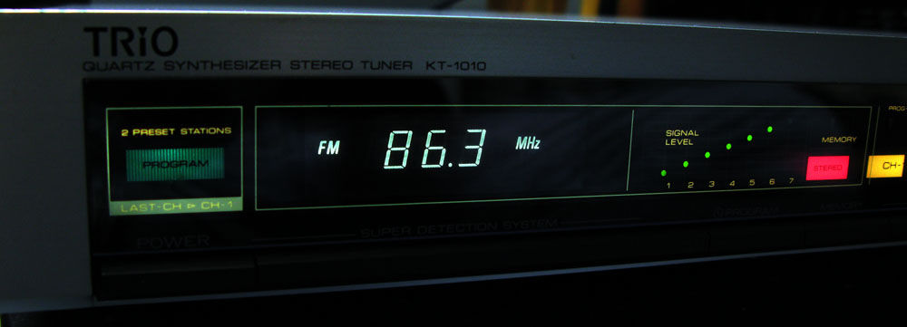 TRIO KT-1010 （チューナー） : フラットバーロードで行こう！