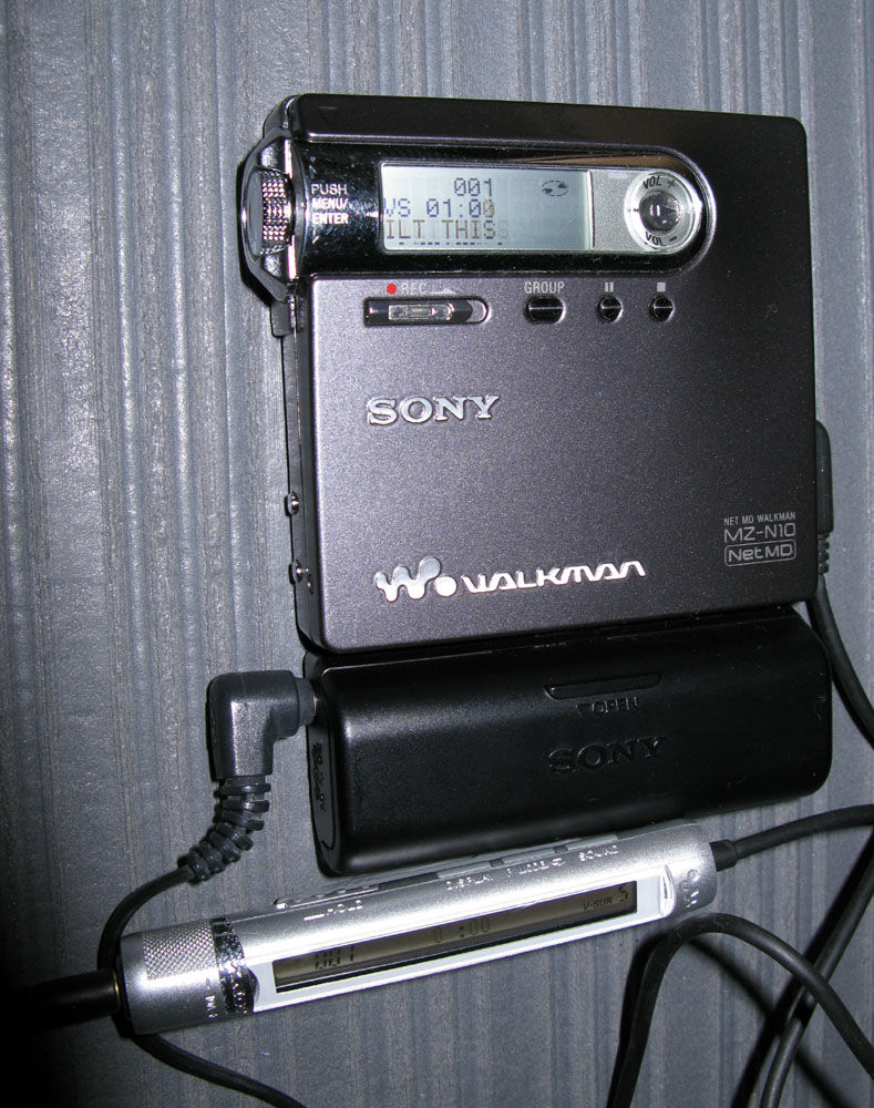 SONY MZ-N10（NetMD ウォークマン） : フラットバーロードで行こう！