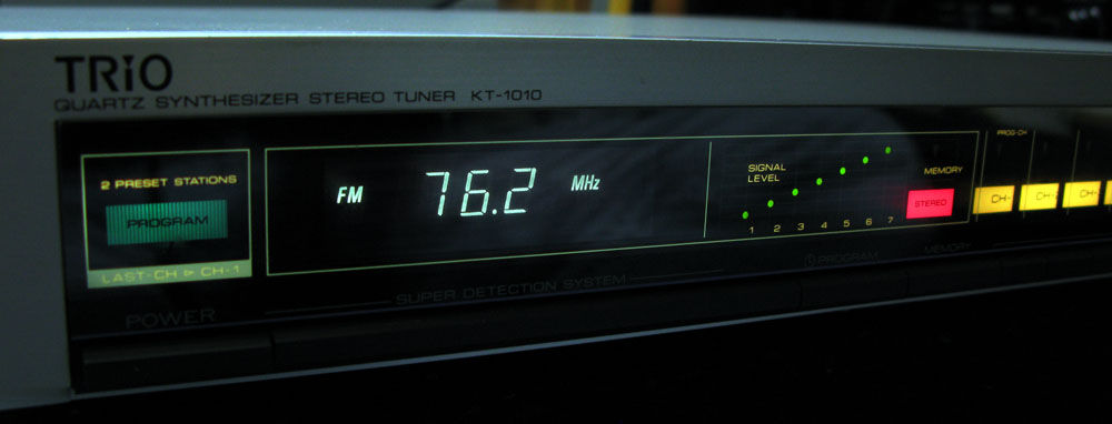 TRIO KT-1010 ステレオチューナー TRIO KT-1010 （チューナー） : フラットバーロードで行こう！