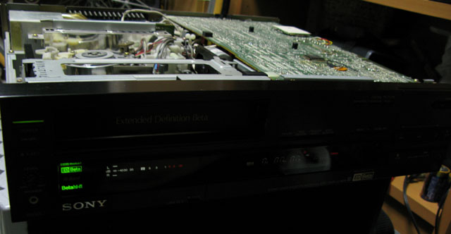 SONY EDV-5000（EDベータビデオデッキ） : フラットバーロードで
