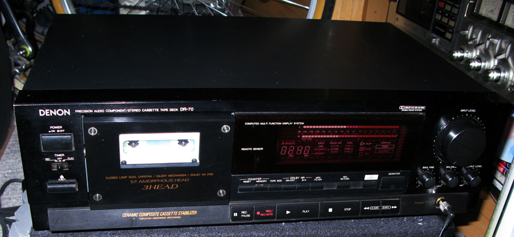 DENON DR-70(カセットデッキ) : フラットバーロードで行こう!