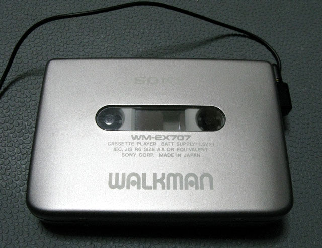 SONY WM-EX707（カセットウォークマン） : フラットバーロードで