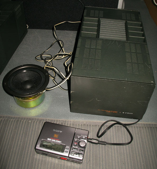 TRIO L-07M （パワーアンプ）その① : フラットバーロードで行こう！
