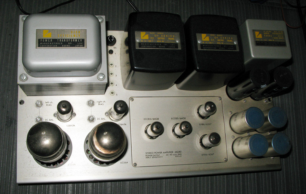 LUXMAN MQ80 真空管アンプ : フラットバーロードで行こう! LUXMAN MQ80 真空管アンプ : フラットバーロードで行こう!