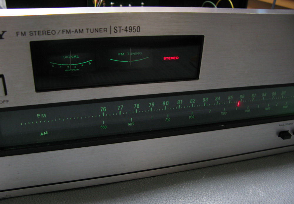 SONY ST-4950 （FM/AMチューナー） : フラットバーロードで行こう！