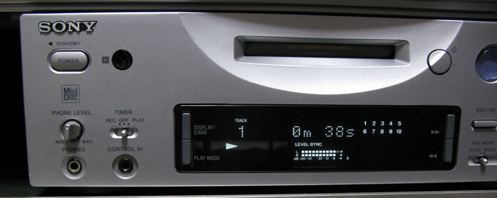 SONY MDS-PC1（ミニディスク） : フラットバーロードで行こう！