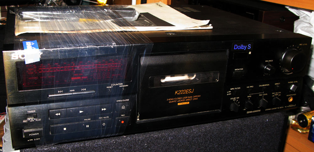 SONY TC-K222ESJ (カセットデッキ) : フラットバーロードで行 SONY TC-K222ESJ (カセットデッキ) : フラットバーロードで行