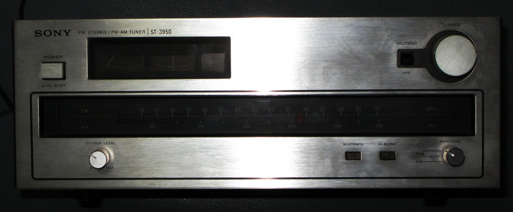 SONY FMステレオ/FM-AMチューナー ST-3950