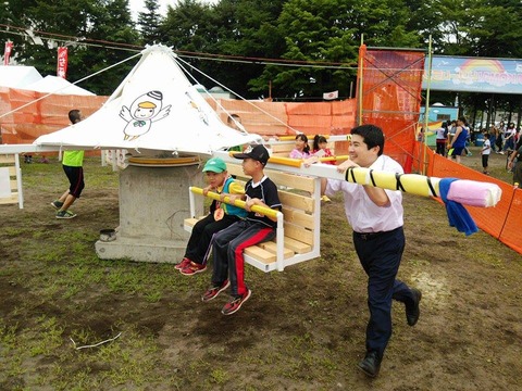 150807港まつりJCドリームランド(回転ブランコ･山岡)