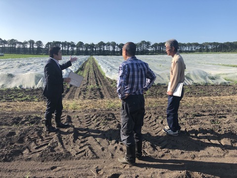 180802種苗管理センター北海道中央農場 胆振農場視察02