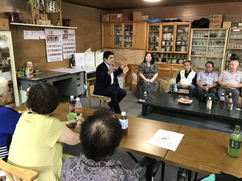 180829白老町･西田町議ミニ集会01