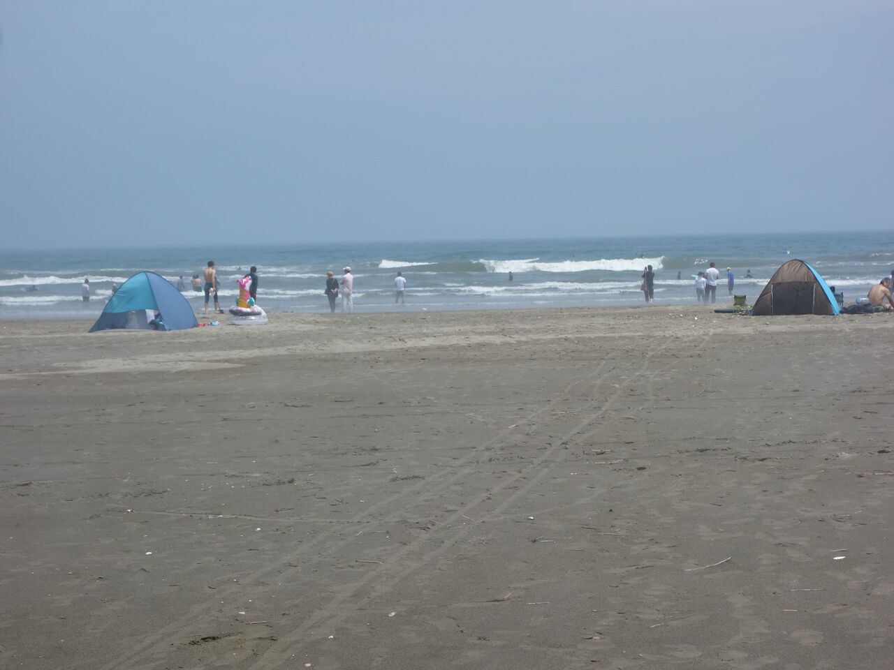 九十九里浜 湯気が立つ夏の本須賀海岸 タワマンブラリ旅のblog