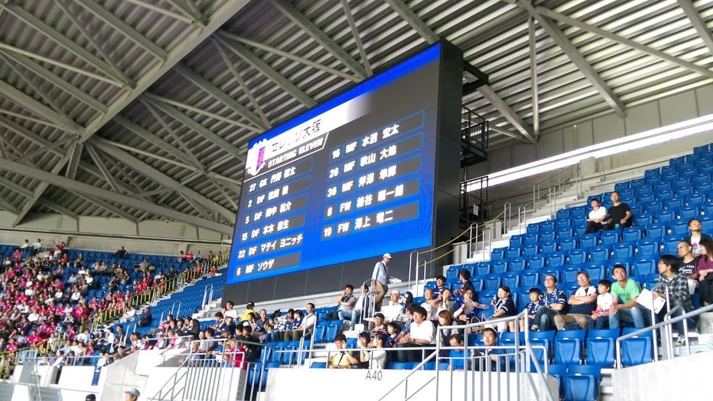 ガンバ１ ２セレッソ 吹田サッカースタジアム たわしのblog