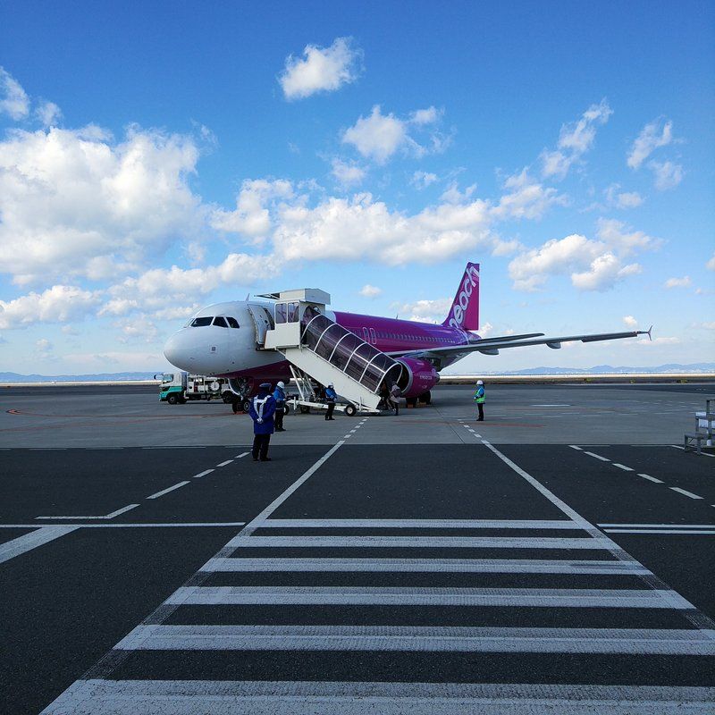 九州出張旅行 往路の飛行機はlccピーチmm177便 関西空港から長崎空港まで片道3 440円 運賃2 900円 手数料540円 大阪グルメタクシードライバー