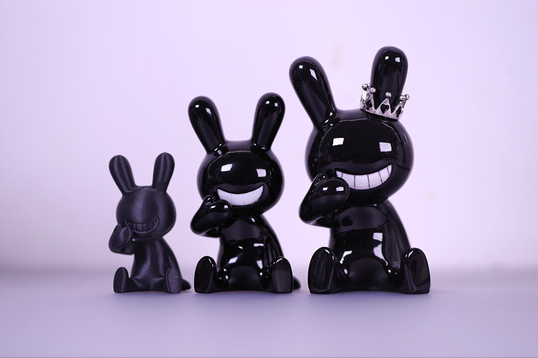 ブラックラビット　通常サイズ② BLACK RABBiT BIG SOFVI COLOR：ブラック – SOOTANG HOBBY