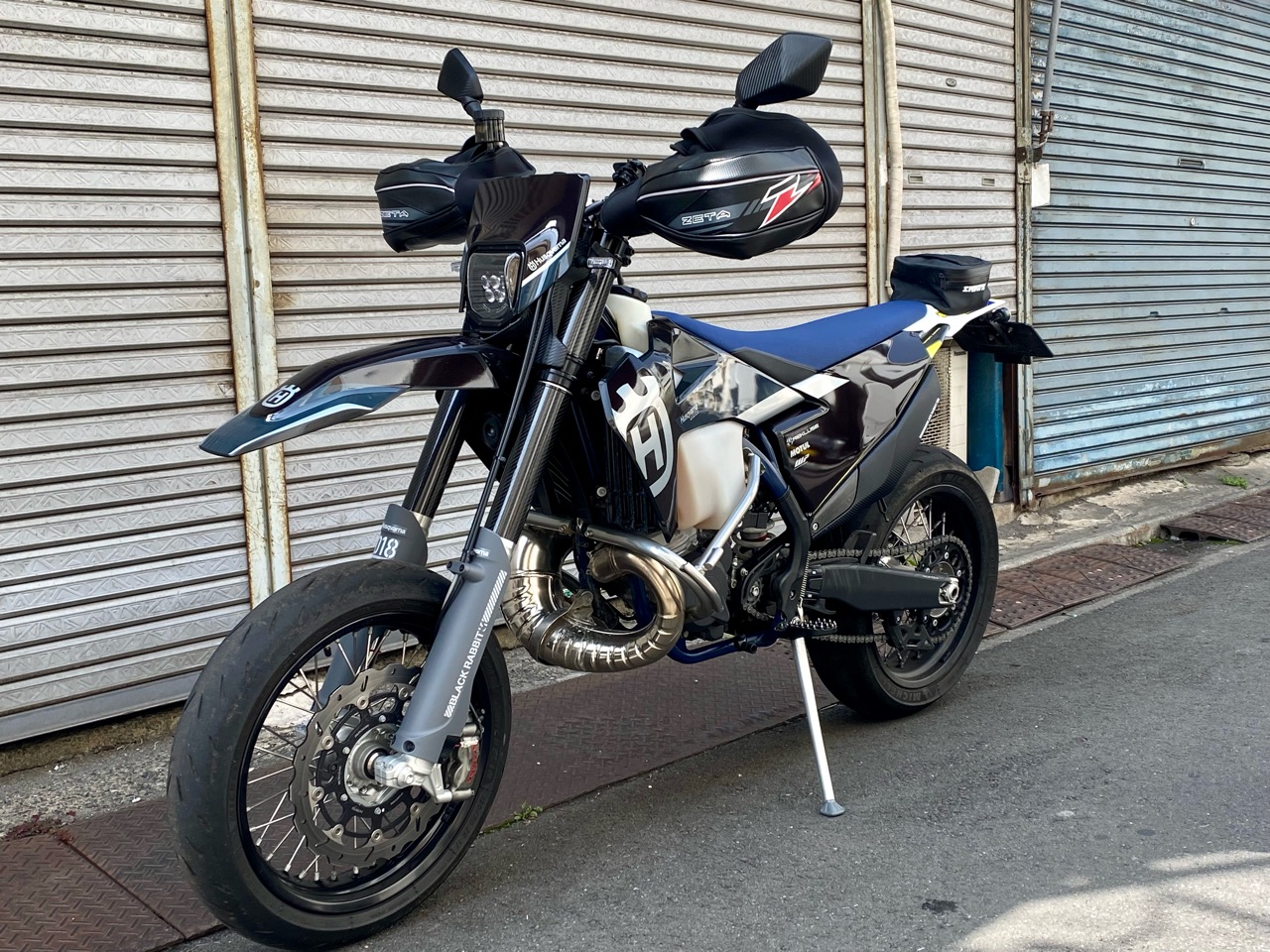 □TE250i オリジナル外装製作 No4 : にんにき日記