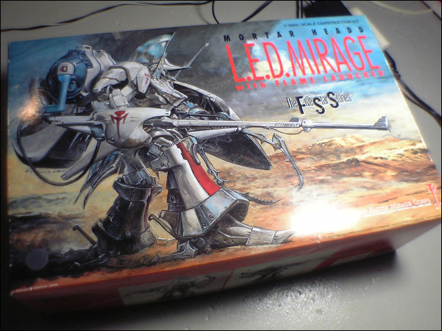 WORKSHOPCAST レッドミラージュ サリオン機 1/100 WAVE 1/100 L.E.Dミラージュ (その6 完成) | 産廃モデラーの