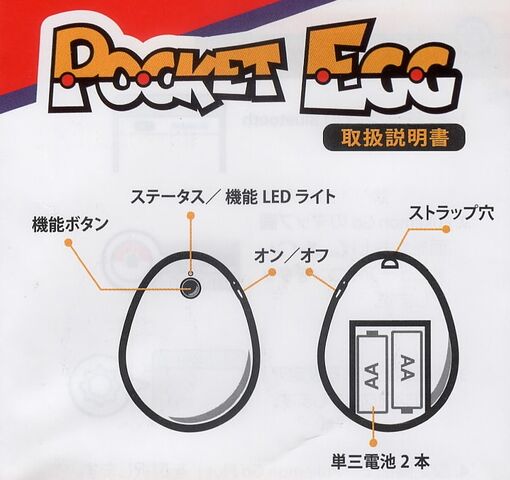 Poket Egg 取扱説明書（1台専用）【備忘録】 : Norry（備忘録ブログ）