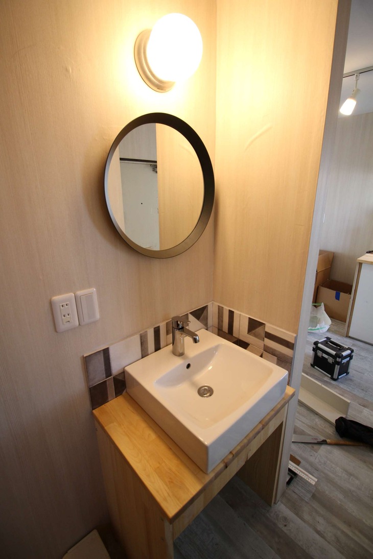 7.ikea製の独立洗面台
