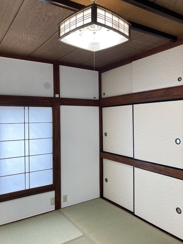 9_2階和室_畳表替え襖などクロス張替え