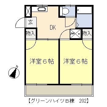 グリーンハイツB棟202