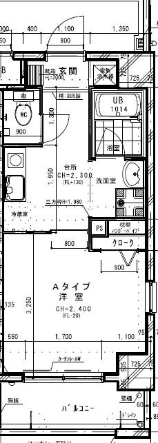 806号室間取り