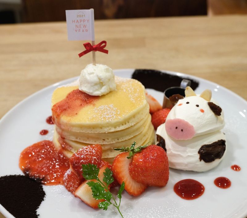 東京 三軒茶屋 パンケーキママカフェvoivoi あまおうとモーモー生クリームのパンケーキ パンケーキ部 Pancake Club Powered By ライブドアブログ