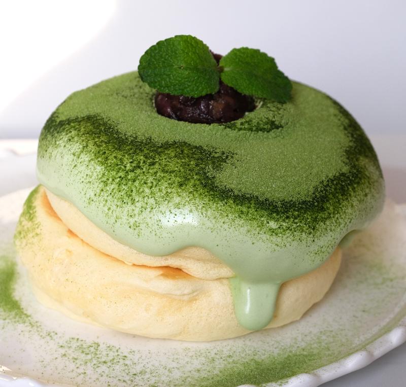 韓国 釜山】ラヘルのキッチン釜山西面店（라헬의부엌） 緑茶スフレパン