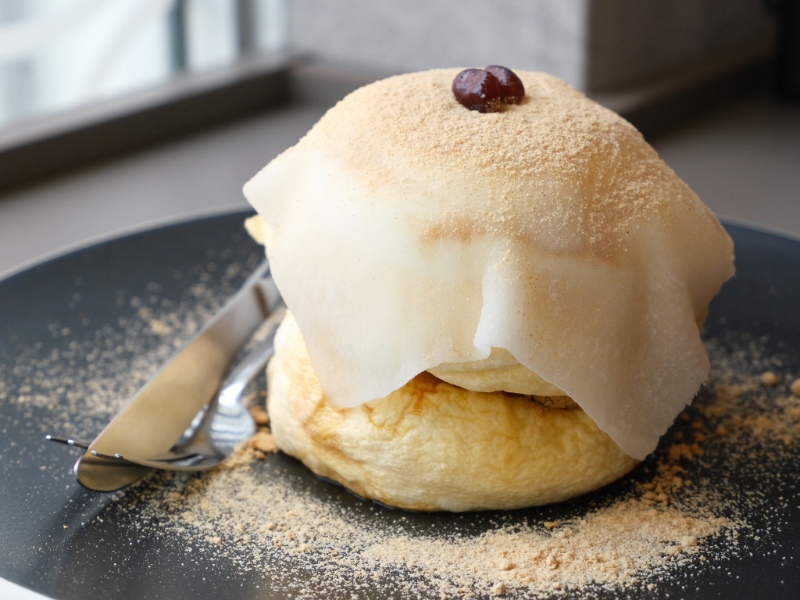 福岡 久留米】カフェスタンド 10.8 わらびもちパンケーキ : パンケーキ